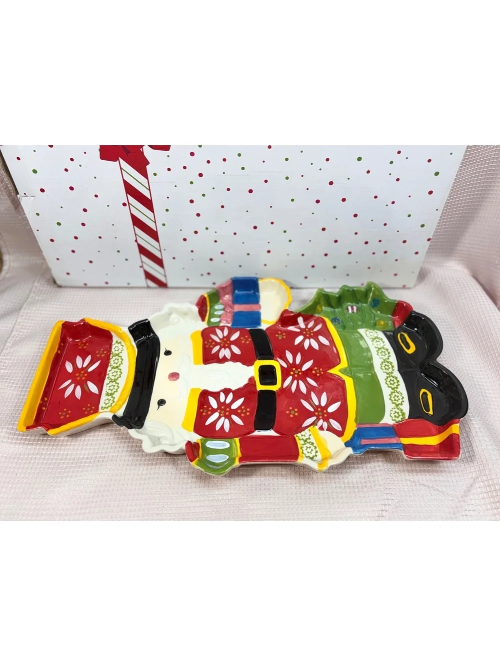 Temp-tations by Tara Winter Whimsy Nutcracker Serving Dish with gift box